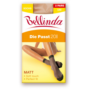 Dámské silonkové ponožky DIE PASST 20 DEN 2PACK - BELLINDA