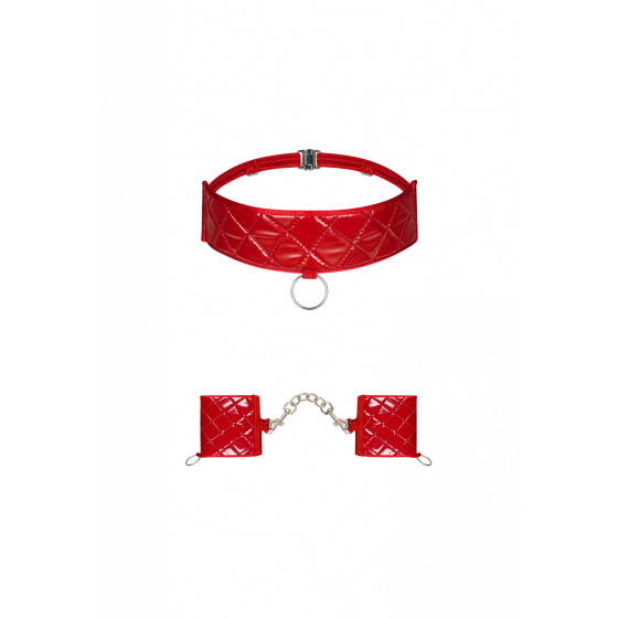 Pikantní sada Hunteria cuffs & choker - Obsessive
