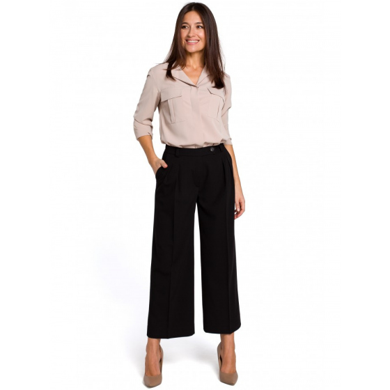 Dámské kalhoty S139 Černá - Stylove