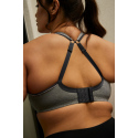 Podprsenka balkonetka Sports Balconnet charcoal marl 9441 melanž - Sculptresse