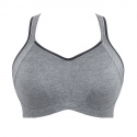 Podprsenka balkonetka Sports Balconnet charcoal marl 9441 melanž - Sculptresse