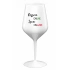 NEJSEM ONLINE JSEM ONWINE - bílá nerozbitná sklenice na víno 470 ml