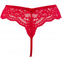 Dámské tanga V-9698 Červená - Axami