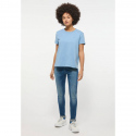 Dámské tričko Alina C Tee 1013387 5124 Jeans modrá - Mustang