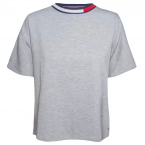 Dámské Tričko s krátkým rukávem UW0UW01621-004 - Tommy Hilfiger