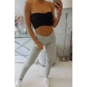 Dámské kalhoty 2628P světle šedé - Kesi