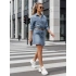 Dámské mini šaty JINELLA EY2569 Jeans modrá - Fashion Street 