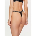 Dámské tanga 164282 4R221 00020 černé - Emporio Armani