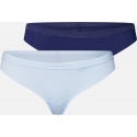 Tanga 2pcs QD3695E-AAN modrá - Calvin Klein