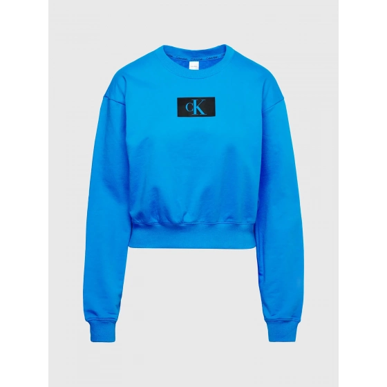 Dámský top QS6942E CC4 modrý - Calvin Klein