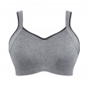 Podprsenka balkonetka Sports Balconnet charcoal marl 9441 melanž - Sculptresse