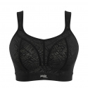 Sportovní podprsenka Non Wired Bra black/latte 7341C - Panache