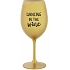 DANCING IN THE WINE - zlatý pohár na víno 350 ml