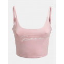 Dámský crop top O1BA10KASI1 - G6S4 - Pastelově růžová - Guess
