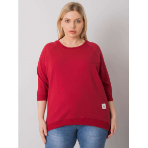 Bavlněná plus size mikina 6872 - FPrice