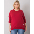 Bavlněná plus size mikina 6872 - FPrice