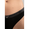 Dámské kalhotky 2PACK 163334 3F223 00020 černé - Emporio Armani