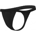 Dámská tanga 3Pack UW0UW05017 0V9 černé/fialové/sv. růžové - Tommy Hilfiger