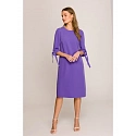 Šaty áčkového střihu S393 fialové - Stylove