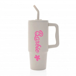 BARBIE - béžový cestovní termohrnek 900 ml BARBIE - béžový cestovní termohrnek 900 ml