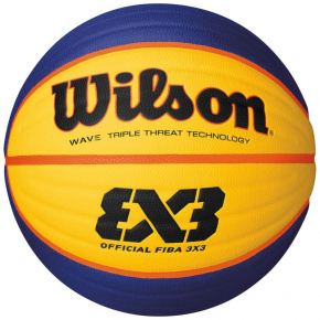 SPORT Herní míč FIBA 3x3 WTB0533XB Žluto-modrý - Wilson
