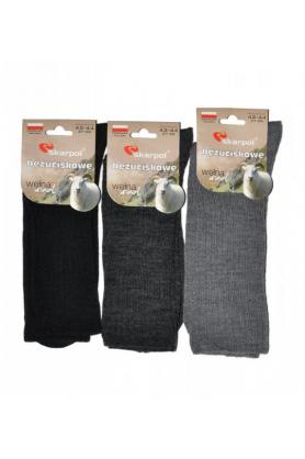 Unisex ponožky z vlny 53262 - Skarpol