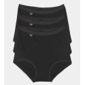 Dámské kalhotky Basic+ Maxi 3P černé - Sloggi