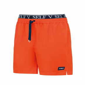 Pánské plavky SM25-26 Summer Shorts neonově oranžové - Self