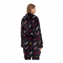 Dámský župan YI2222688F 006 tm.šedá s potiskem - DKNY