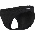 Dámské kalhotky 3Pack UW0UW05018 0V9 černé/fialové/sv. růžové - Tommy Hilfiger