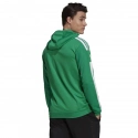 Pánská mikina s kapucí GP6437 Zelená s bílou - Adidas