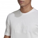 Pánské tričko M BB T GD3844 Bílá vzor - Adidas
