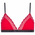 Dámská nevyztužená podprsenka Triangle Bralette Holiday UW0UW02634-XLG - Tommy Hilfiger