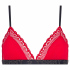 Dámská nevyztužená podprsenka Triangle Bralette Holiday UW0UW02634-XLG - Tommy Hilfiger