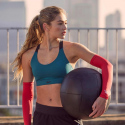 SPORT Kompresní návleky RASL-11016RD Červená vzor - Reebok