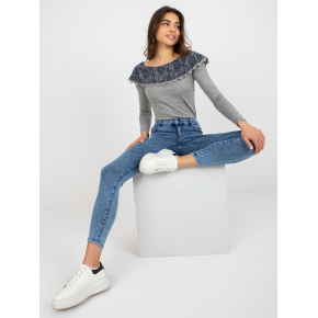 Dámské džínové kalhoty NM SP L12.14X Světle jeans modrá - FPrice