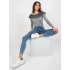 Dámské džínové kalhoty NM SP L12.14X Světle jeans modrá - FPrice