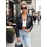 Dámské koženková bunda TY5370 černá - FashionStreet