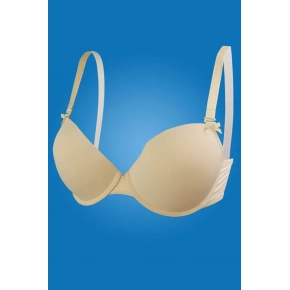 Dámská SUPER Push-up podprsenka 01-63 tělová - HANNA STYLE