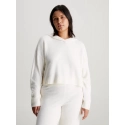 Dámská mikina 000QS7000E 101 ecru - Calvin Klein