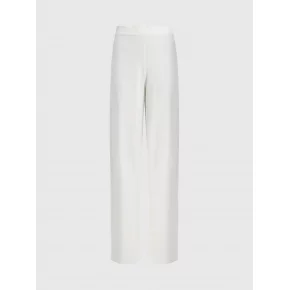 Dámské kalhoty 000QS7058E 101 ecru - Calvin Klein