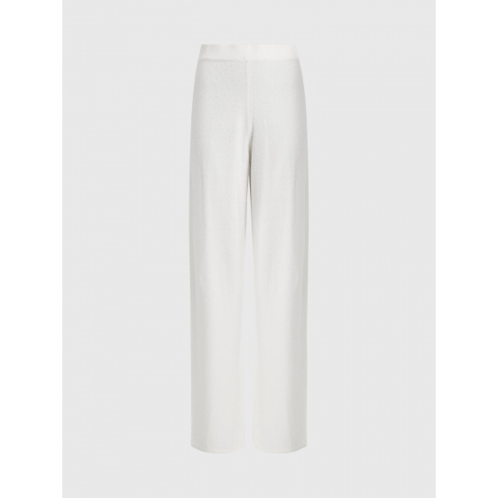 Dámské kalhoty 000QS7058E 101 ecru - Calvin Klein