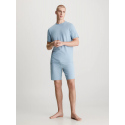 Pánské pyžamo NM2428E CYA modrošedé - Calvin Klein