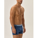 Pánské boxerky 3PACK Jarl 41930-MLC Jeans modrá vzor - Henderson