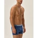 Pánské boxerky 3PACK Jarl 41930-MLC Jeans modrá vzor - Henderson