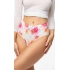 Kalhotky Peony Simple Brasil Maxi bílo-červené - Julimex