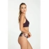 Dámské kalhotky Velvet Bloom Tanga Brasil - Julimex