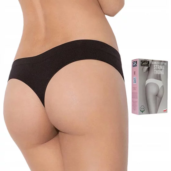Dámské tanga SEAMLESS COTTON STRING THONG - Gatta