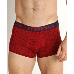 Pánské boxerky 111290 2F508 21675 červená - Emporio Armani