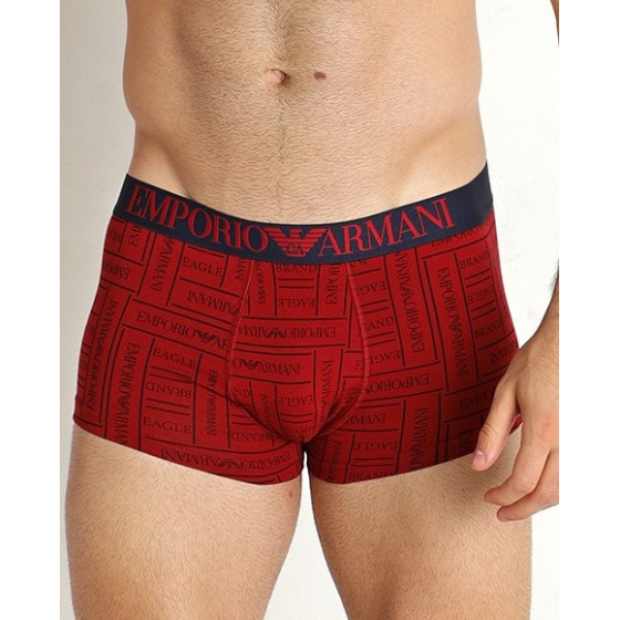 Pánské boxerky 111290 2F508 21675 červená - Emporio Armani
